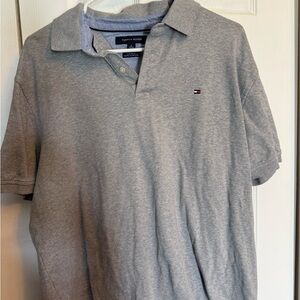 Tommy Hilfiger Gray Polo Shirt Classic Style